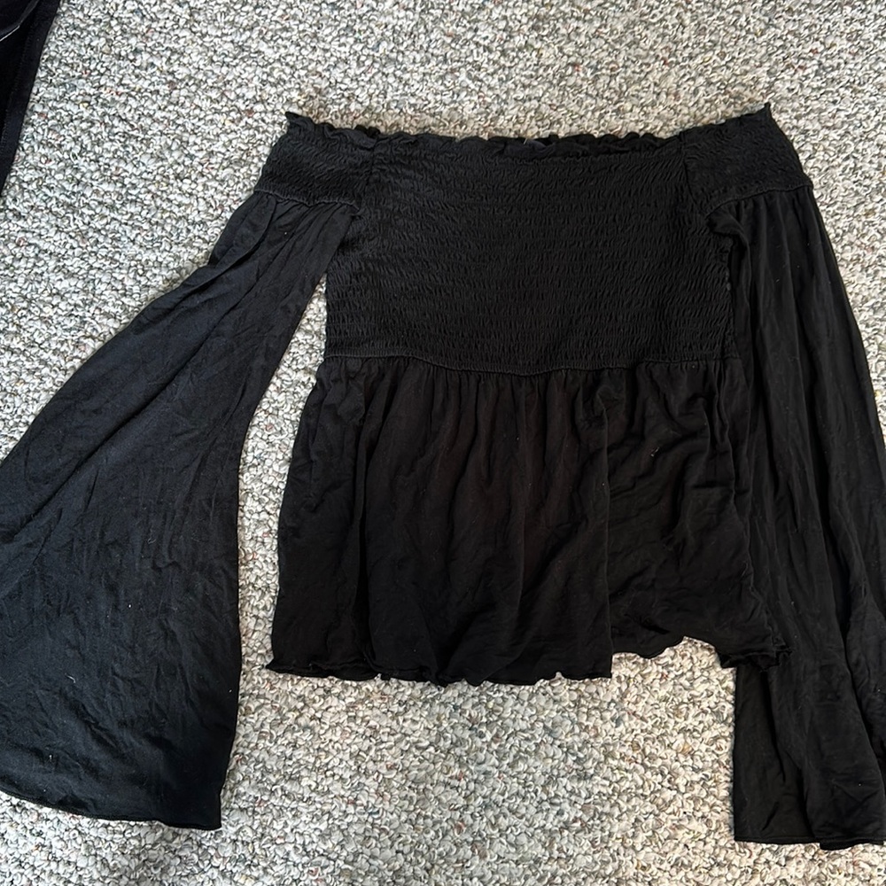 AEagle boho long sleeve off the shoulder